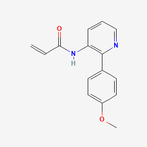 molecular formula C15H14N2O2 B2433747 N-[2-(4-methoxyphenyl)pyridin-3-yl]prop-2-enamide CAS No. 2270918-77-7