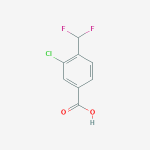 3-Chloro-4-(difluoromethyl)benzoic acid