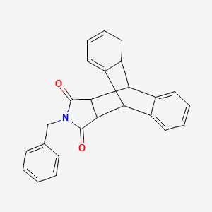 17-Benzyl-17-azapentacyclo[6.6.5.0^{2,7}.0^{9,14}.0^{15,19}]nonadeca-2,4,6,9(14),10,12-hexaene-16,18-dione