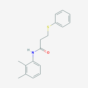 N-(2,3-dimethylphenyl)-3-(phenylthio)propanamide