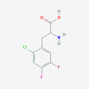 2-Amino-3-(2-chloro-4,5-difluorophenyl)propanoic acid