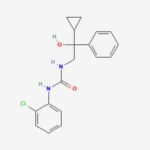 1-(2-Chlorophenyl)-3-(2-cyclopropyl-2-hydroxy-2-phenylethyl)urea