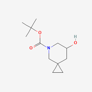 molecular formula C12H21NO3 B2433942 tert-Butyl 7-hydroxy-5-azaspiro[2.5]octane-5-carboxylate CAS No. 2167476-06-2