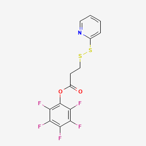 molecular formula C14H8F5NO2S2 B2433983 PDP-Pfp 