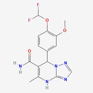 7-(4-(Difluoromethoxy)-3-methoxyphenyl)-5-methyl-4,7-dihydro-[1,2,4]triazolo[1,5-a]pyrimidine-6-carboxamide