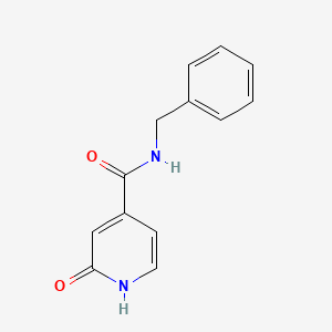 molecular formula C13H12N2O2 B2434053 N-benzyl-2-oxo-1,2-dihydropyridine-4-carboxamide CAS No. 1018046-16-6