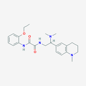 N1-(2-(dimethylamino)-2-(1-methyl-1,2,3,4-tetrahydroquinolin-6-yl)ethyl)-N2-(2-ethoxyphenyl)oxalamide