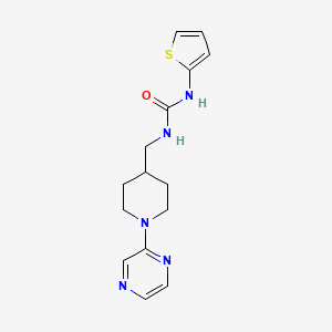 1-((1-(Pyrazin-2-yl)piperidin-4-yl)methyl)-3-(thiophen-2-yl)urea