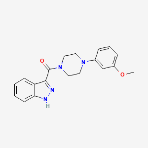3-[4-(3-methoxyphenyl)piperazine-1-carbonyl]-1H-indazole