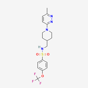 N-((1-(6-methylpyridazin-3-yl)piperidin-4-yl)methyl)-4-(trifluoromethoxy)benzenesulfonamide