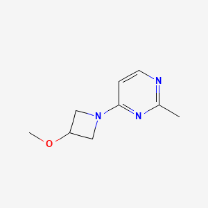 4-(3-Methoxyazetidin-1-yl)-2-methylpyrimidine