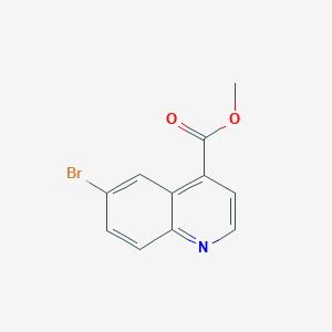 molecular formula C11H8BrNO2 B2434156 Methyl 6-bromoquinoline-4-carboxylate CAS No. 1601063-72-2