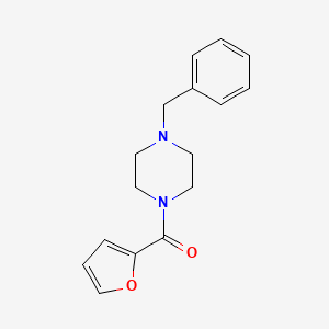 molecular formula C16H18N2O2 B2434228 2-Furyl 4-benzylpiperazinyl ketone CAS No. 346698-80-4