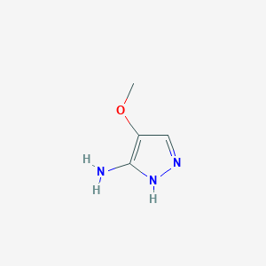 molecular formula C4H7N3O B2434411 4-Methoxy-1h-pyrazol-3-amine CAS No. 151521-87-8