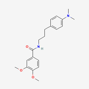 B2434574 N-(3-(4-(dimethylamino)phenyl)propyl)-3,4-dimethoxybenzamide CAS No. 953197-28-9