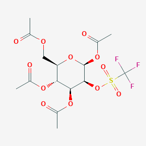 molecular formula C15H19F3O12S B024346 Mannose triflate CAS No. 92051-23-5