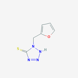 B2434664 1-(2-furylmethyl)-1H-tetrazole-5-thiol CAS No. 204070-47-3