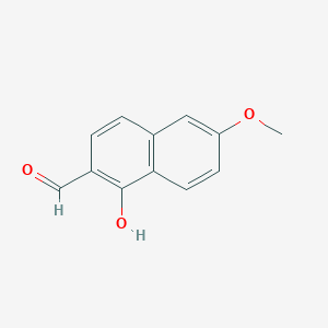 molecular formula C12H10O3 B2434815 1-Hydroxy-6-methoxy-2-naphthaldehyde CAS No. 111258-03-8