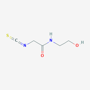 molecular formula C5H8N2O2S B2434859 N-(2-Hydroxyethyl)-2-isothiocyanatoacetamide CAS No. 2287288-70-2
