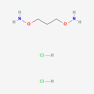 molecular formula C3H12Cl2N2O2 B2434865 O,O'-1,3-propanediylbishydroxylamine dihydrochloride CAS No. 104845-82-1
