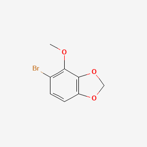 molecular formula C8H7BrO3 B2434873 5-Bromo-4-methoxy-1,3-benzodioxole CAS No. 118871-61-7