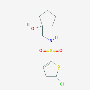 5-chloro-N-((1-hydroxycyclopentyl)methyl)thiophene-2-sulfonamide