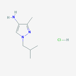 1-Isobutyl-3-methyl-1H-pyrazol-4-amine hydrochloride