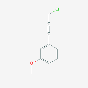 1-(3-Chloroprop-1-YN-1-YL)-3-methoxybenzene