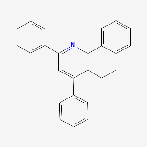 molecular formula C25H19N B2434942 2,4-Diphenyl-5H,6H-benzo[h]quinoline CAS No. 67913-78-4