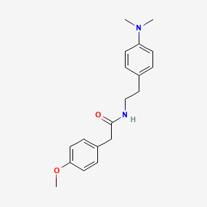 molecular formula C19H24N2O2 B2435003 N-(4-(dimethylamino)phenethyl)-2-(4-methoxyphenyl)acetamide CAS No. 952966-38-0