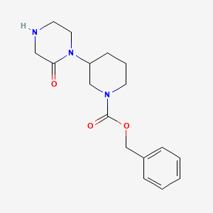Benzyl 3-(2-oxopiperazin-1-yl)piperidine-1-carboxylate