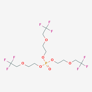molecular formula C12H18F9O7P B2435019 Tris[2-(2,2,2-trifluoroethoxy)ethyl] phosphate CAS No. 864231-27-6
