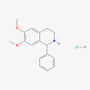 6,7-Dimethoxy-1-phenyl-1,2,3,4-tetrahydroisoquinoline hydrochloride