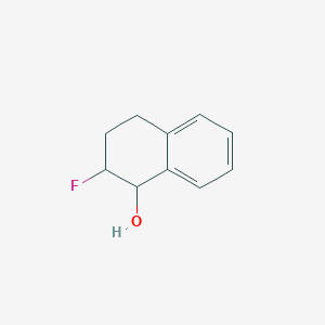 molecular formula C10H11FO B2435253 2-Fluoro-1,2,3,4-tetrahydronaphthalen-1-ol CAS No. 1824069-07-9
