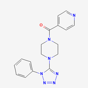 [4-(1-Phenyltetrazol-5-yl)piperazin-1-yl]-pyridin-4-ylmethanone