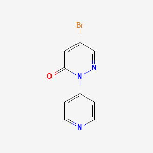 5-Bromo-2-(pyridin-4-yl)-2,3-dihydropyridazin-3-one