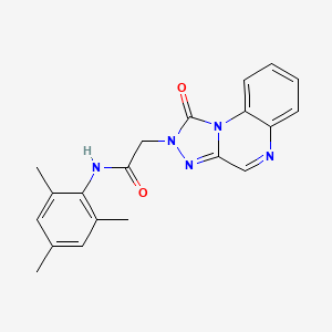 N-mesityl-2-(1-oxo-[1,2,4]triazolo[4,3-a]quinoxalin-2(1H)-yl)acetamide