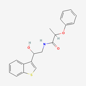 N-(2-(benzo[b]thiophen-3-yl)-2-hydroxyethyl)-2-phenoxypropanamide