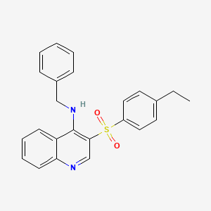 molecular formula C24H22N2O2S B2435765 N-BENZYL-3-(4-ETHYLBENZENESULFONYL)QUINOLIN-4-AMINE CAS No. 899356-17-3