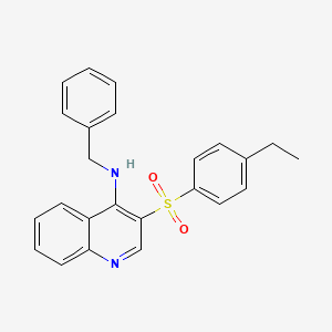 N-benzyl-3-(4-ethylphenyl)sulfonylquinolin-4-amine