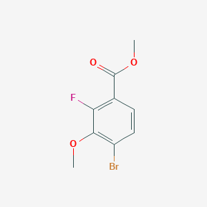 4-Bromo-2-fluoro-3-methoxy-benzoic acid methyl ester