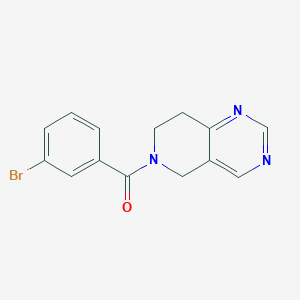 (3-bromophenyl)(7,8-dihydropyrido[4,3-d]pyrimidin-6(5H)-yl)methanone