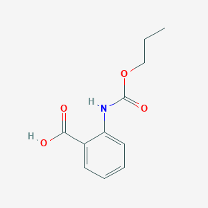 molecular formula C11H13NO4 B2435816 2-[(propoxycarbonyl)amino]benzoic acid CAS No. 68790-35-2