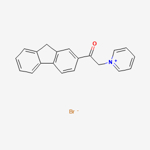 1-(9H-2-fluorenyl)-2-(1-pyridiniumyl)-1-ethanone bromide
