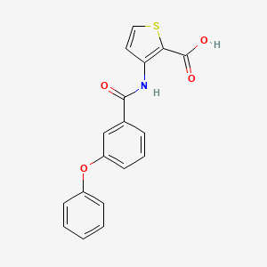 3-[(3-Phenoxybenzoyl)amino]-2-thiophenecarboxylic acid