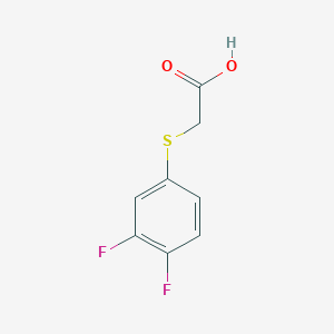 [(3,4-Difluorophenyl)thio]acetic acid