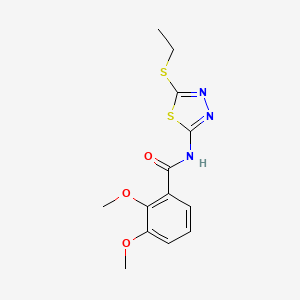 N-(5-ethylsulfanyl-1,3,4-thiadiazol-2-yl)-2,3-dimethoxybenzamide