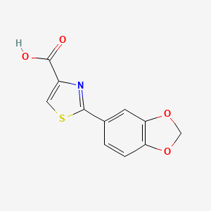 2-(2H-1,3-benzodioxol-5-yl)-1,3-thiazole-4-carboxylic acid