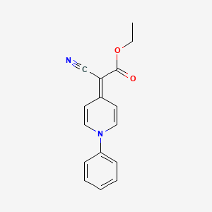 B2435931 ethyl cyano(1-phenylpyridin-4(1H)-ylidene)acetate CAS No. 97753-46-3