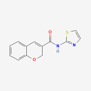 molecular formula C13H10N2O2S B2436108 N-(1,3-thiazol-2-yl)-2H-chromene-3-carboxamide CAS No. 887346-11-4